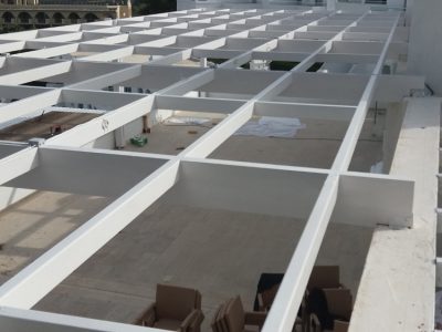 Σύνθετη ξυλεία Ελάτης σε ξενοδοχειακή μονάδα στην Κρήτη - Έργα Αντωνόπουλος